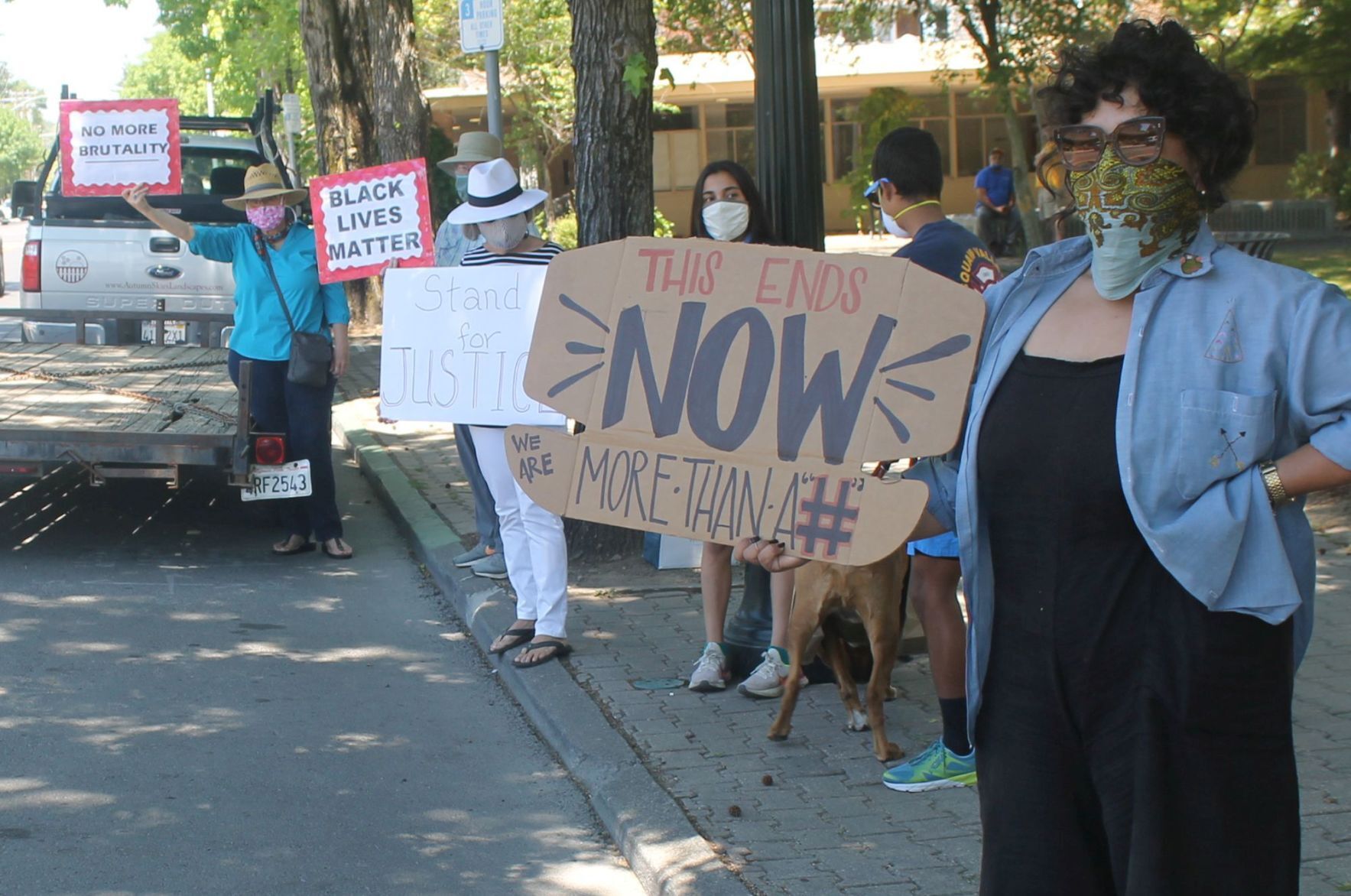 Demonstration at Lyman Park